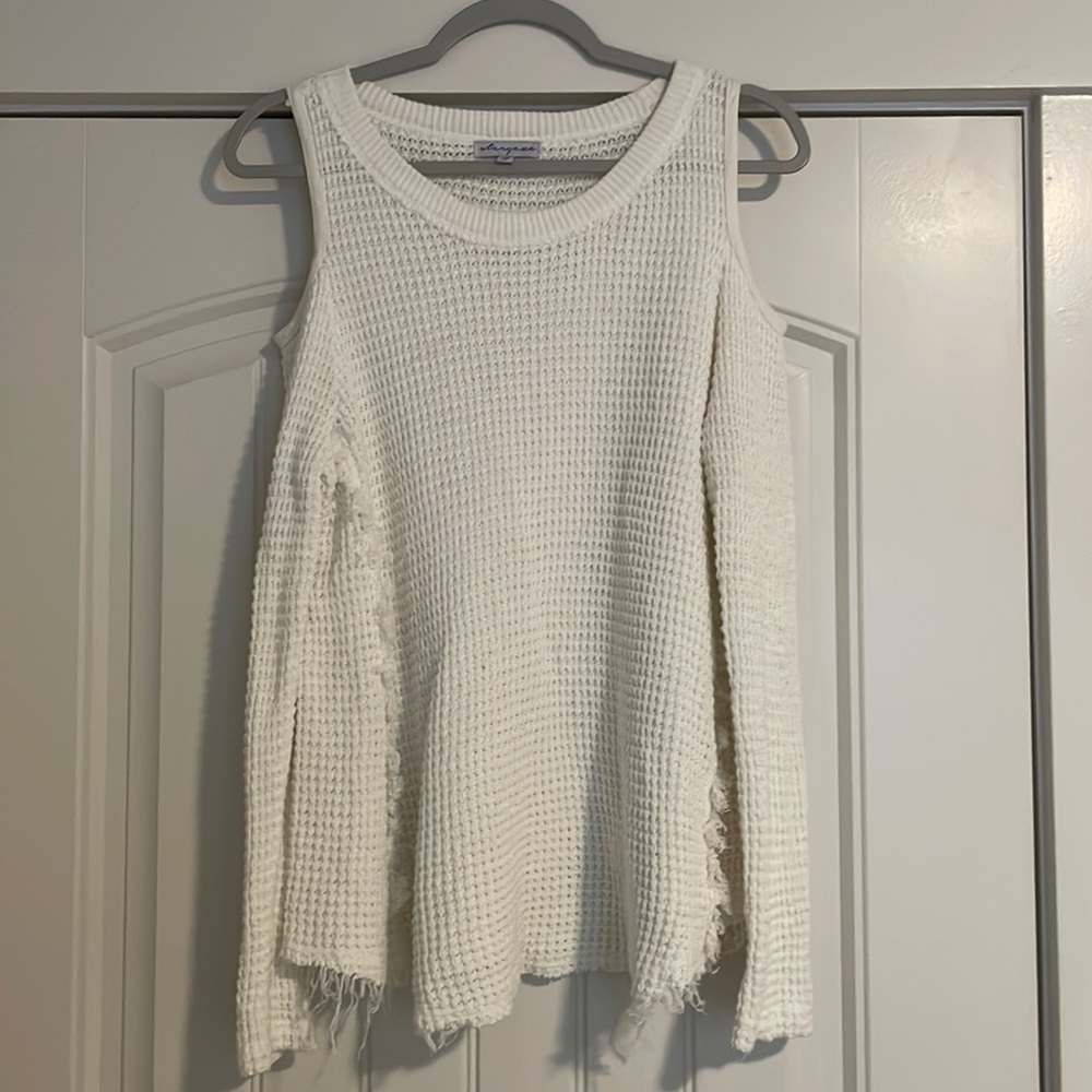 Cold Shoulder Sweater